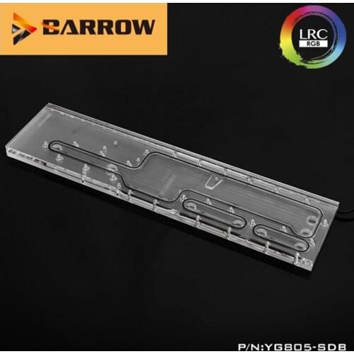 Barrow water cooling kits YG805-SDB, Waterway Boards For IN WIN 805/805C Case, For Intel CPU Water Block & Single GPU Building