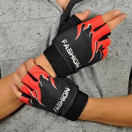 1 Pair Breathable MTB Road Bike Gloves Outdoor Sports Bicycle Cycling Biking Hiking Gel Half Finger Fingerless Gloves