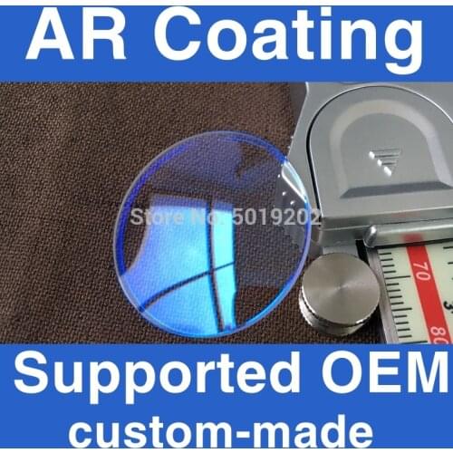 Customized Blue AR-Coating sapphire glass Watch glass parts Optical Class flat single double Dome Factory wholesale Support OEM