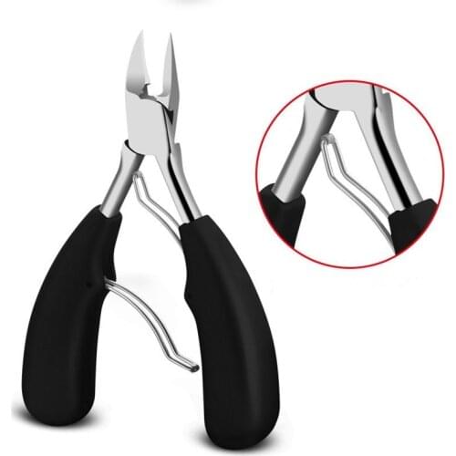 NOQ Cuticle Nipper Professional Cutter Pliers Removes Steel Cuticles Forceps Dead Skin Remove Nail Cutting Scissors Stainless