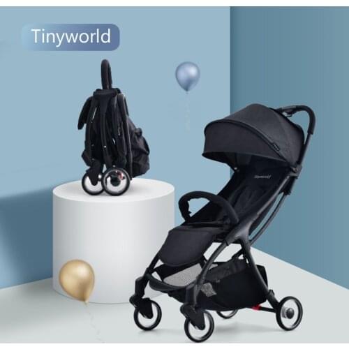 Baby Stroller Lightweight Newborn Pram One Hand Foldable Great for Airplane Compact Travel Buggy Fully Reclining Pushchair