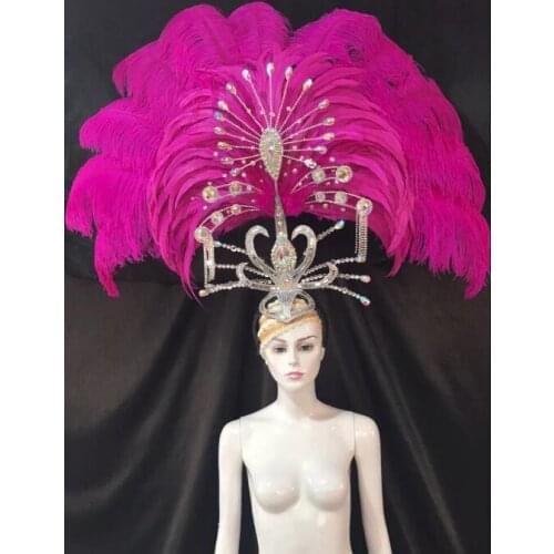 Lo spettacolo di danza copricapo di piume di accessori di abbigliamento La FESTA La Maschera IL Festival