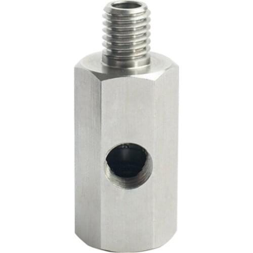 Metric Adapter Oil Pressure Sensor 1/8 inch NPT Female X M10 M10X1.5 Male & Female Tee