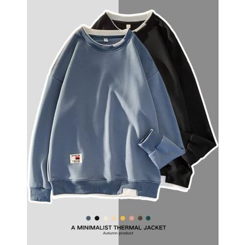 LISM Fashion Solid Sweatshirts Hoodies 2021 Autumn Winter Warm Fleece Sweatshirt Men Streetwear Tops Male Brand Hip Hop Pullover