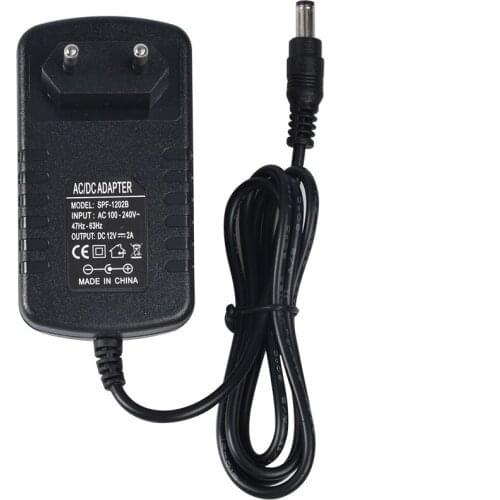 EU Plug Wall Mount 12V 2A Power Supply