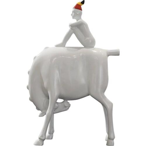 Desktop Horse Crafts Character Sculptured Ornaments Modern Light Luxury Art Creative Decorations
