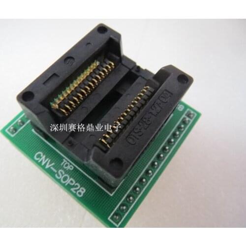 Opentop 100%New&Original SOP28/DIP28 IC Burning seat Adapter testing seat Test Socket test bench in stock free shipping