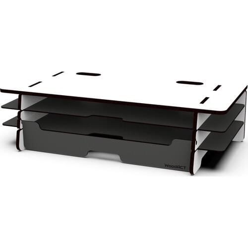 Woodact Doremo Monitor Riser-Stand Organiser