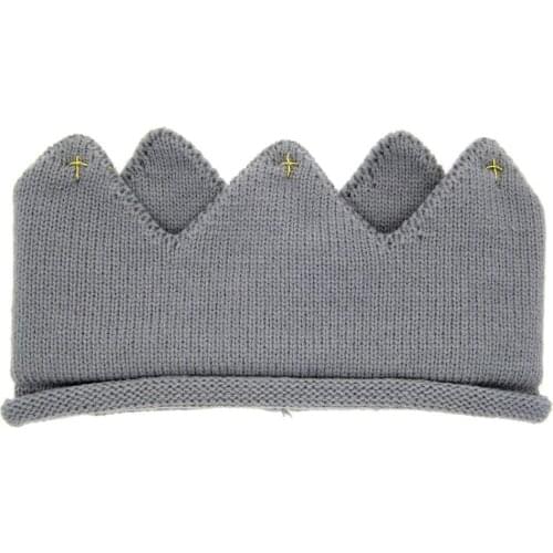TELOTUNY hair bands Baby Boys Girls Crown Knit Headband hat a801 16