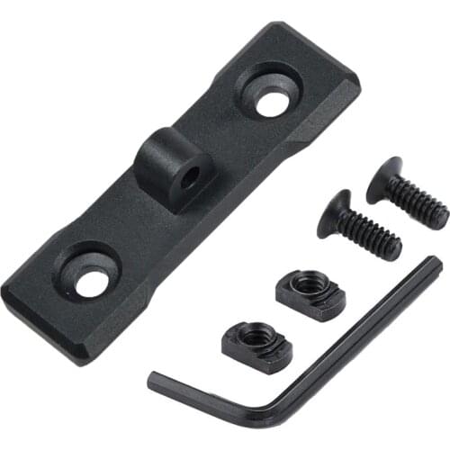 Tactical M LOK Bipod Mount Adapter Slot Handguard Systems Picatinny Rail For Harris Sling Stud Aluminum