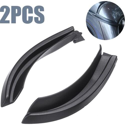 For Jeep Wrangler JL 2018 2019 2020 Sports Rubicon 2pcs ABS Car Auto Water Rain Gutter Extension Accessories Water Rain Parts