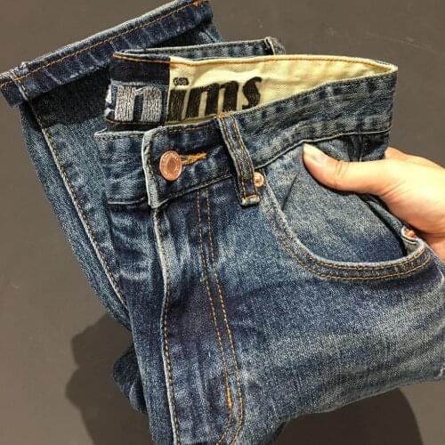 High Quality New Men Classic Jeans Fashion Straight Denim Pants Men Casual Jeans Male Denim Trousers Ripped Jeans Men