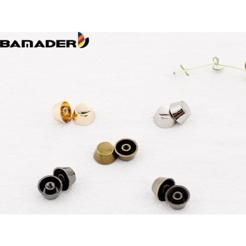 BAMADER Metal Rivet Feet Studs Pierced Wear Protection Bag Bottom Studs Screw Rivet Feet Leather Bag Buckle Hardware Accessories