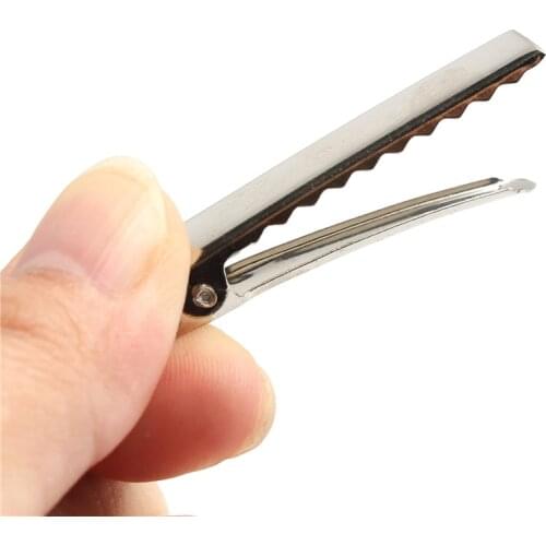 Alligator clips50pcs/lot crocodile Metal Accessories 3.5cm-7.5cm Duckbill clip Multifunction Convenient clip Multiple sizes