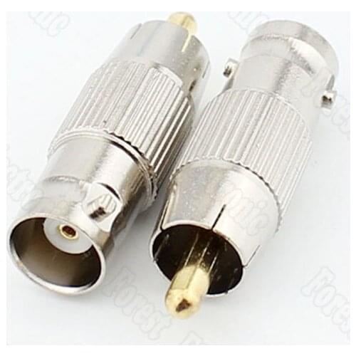 100pcs/lot BNC Female To RCA Male Connector AV To Q9 Female Connector Q9 Female To Male Lotus Connector All Copper
