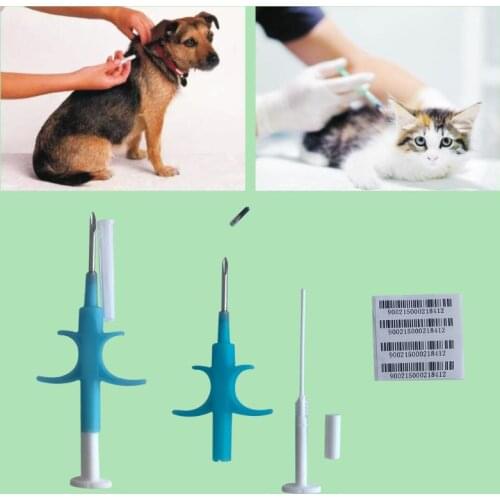 2021 New 6 bag/set Animal Identity Certified Chip Syringe Implantable Pet Insurance Chips