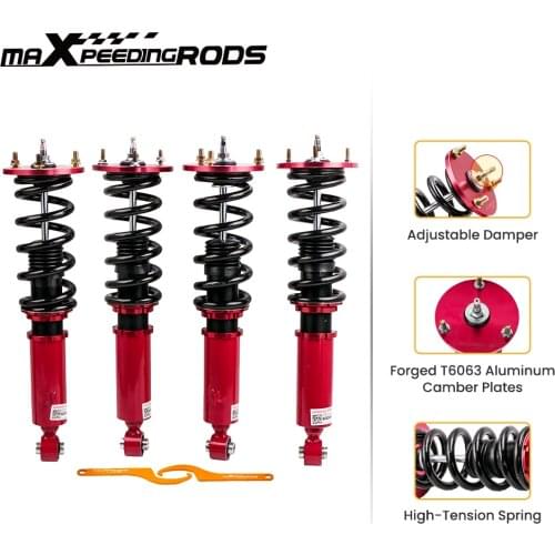 4PCS 24 ways Coilover For Toyota Supra JZA70 MA70 GA70 86-92 Adjustable Height Shocks SCB Shock Struts Absorbers