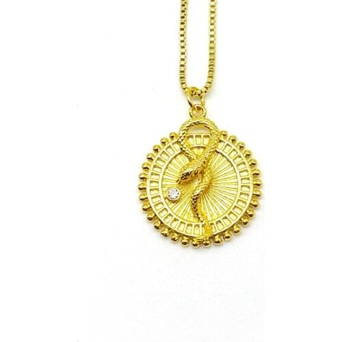5pcs/lot Snake Model Pendants Box Chain Necklace