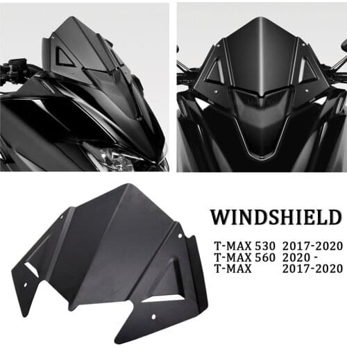 For Yamaha T-MAX 530 560 tmax T MAX 2017-2020 2019 Aluminum windshield windscreen Wind Shield Deflector Motorcycle Accessories
