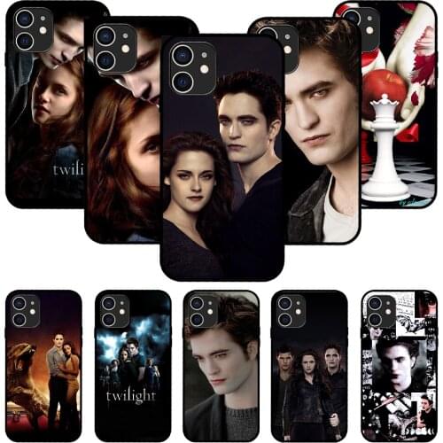 For iPhone 11 12 8 Plus Mini Pro X XR XS Max 4 5 7 6 6S 8 SE Phone Case Black Cover Prime Fashion Movie Twilight Isabella