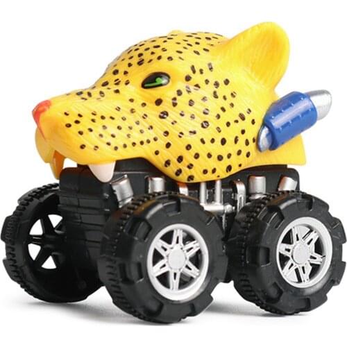 Four-Wheel-Drive Inertial Sport Utility Vehicle Childrens Animal Toy Car