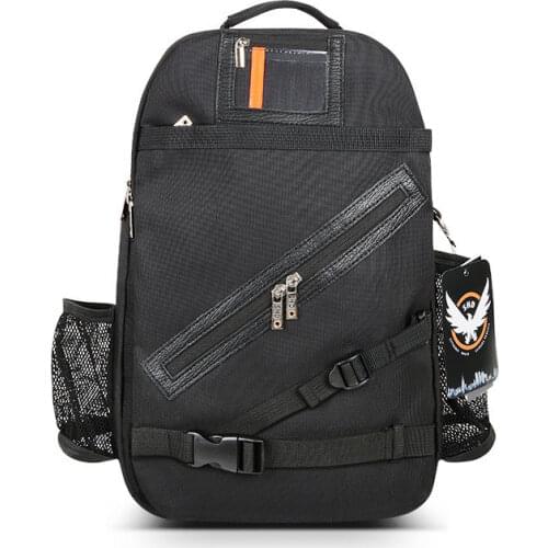 Game Tom Clancys The Division Dark Color TPU Shoulder Bags Yellow Black Letter Games Tactical Packs Portable Unisex Sports Bag