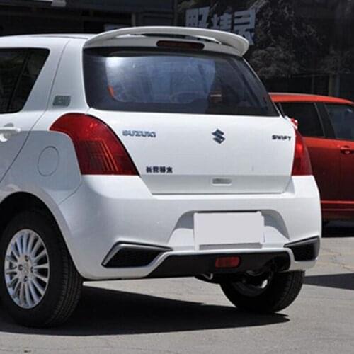 Use for suzuki swift spoiler High Quality ABS Material Car Rear Wing unpaint Color spoiler for suzuki