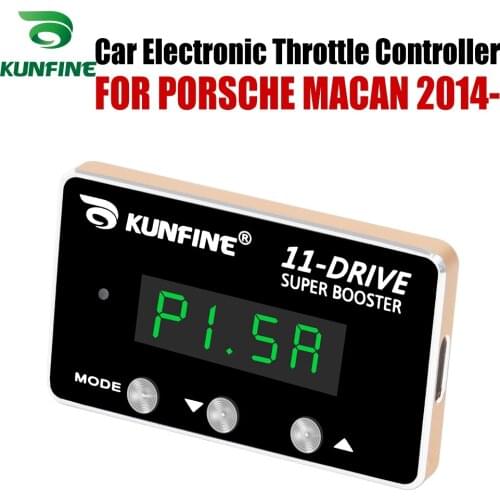 KUNFINE Car Electronic Throttle Controller Racing Accelerator Potent Booster For PORSCHE MACAN 2014-After Tuning Part