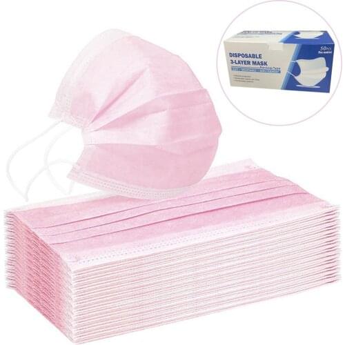 50pc Adults Disposable Face Mask Mascherine Mascaras Mascarillas Desechables Mondmaskers Halloween Cosplay Mask masque маска