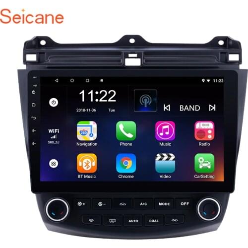 Seicane Android 10.0 10.1 inch 2DIN Car Head Unit Radio Player GPS Navigation For Honda Accord 7 2003 2004 2005 2006 2007 4-core