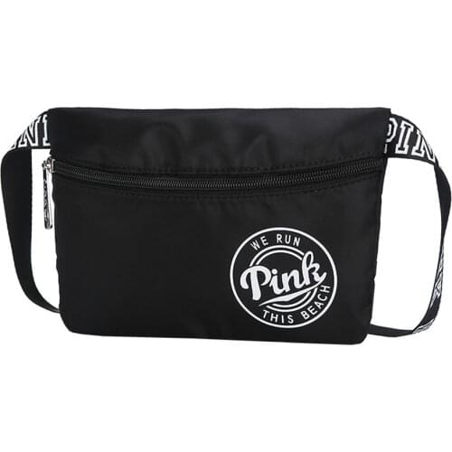 PINK Girl Heuptas Waist Bag Belt Bag Hip Bag Belt Pouch Mini Women Fanny Pack Beach Pockets Chest Phone Pouch