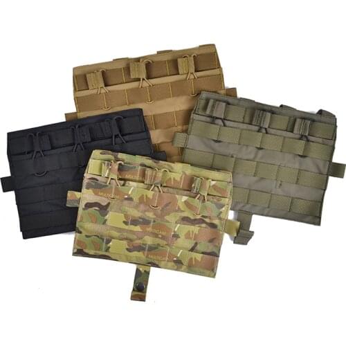 Delustering TwinFalcons Tactical Detachable Flap Triple M4 Mag Flat Panel TW-M041