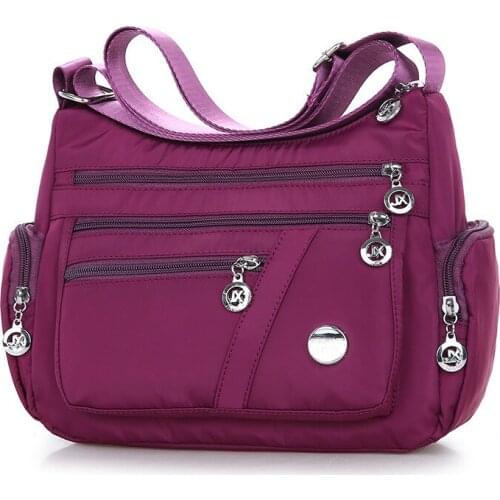 High Quality Messenger Handbags Travel Wallet 2021 Fashion Shoulder Messenger Bag Women Waterproof Nylon Oxford Crossbody Bag