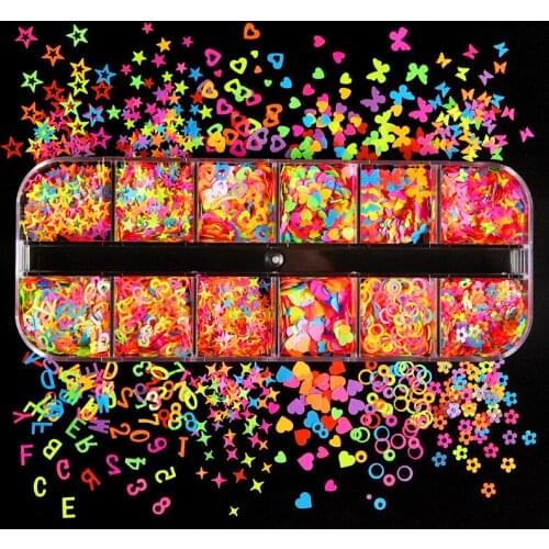 1Box Mixed Sequins Heart Letter Resin Fillings Sequin Diy Epoxy UV Resin Mold Filler Nail Art Decor Crafts Jewelry Making Tools