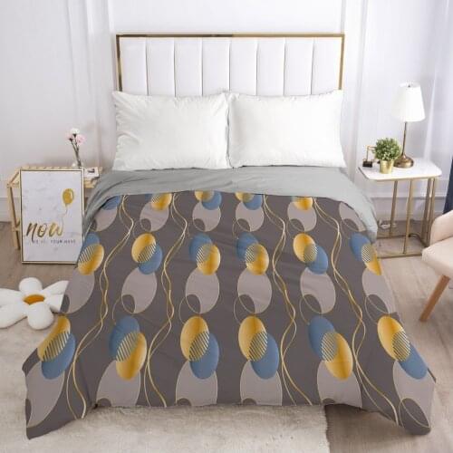 1PCS 3D Duvet Cover with Zipper Comforter/Quilt/Blanket Cover 210x210 245x210 3D Nordic Bedding Customize any size design