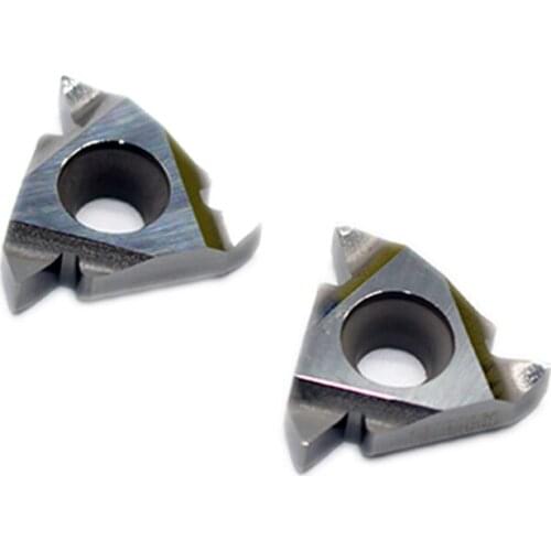 16IR AG60 16IRAG60 H01 Aluminum cutter blade Insert Cutting Tool turning tool CNC Tools AL +TIN Alloy wood