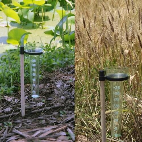 896B Polystyrene Rain Gauge Up to 35mm Measurement Tool For Garden Water Ground