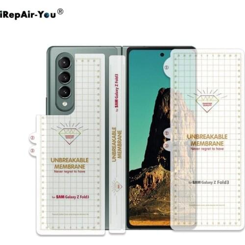 9D Soft TPU Hydrogel Film For Samsung Galaxy Z Fold 3 Flexible Front Back Membrane Full Cover HD Matte Screen Protector