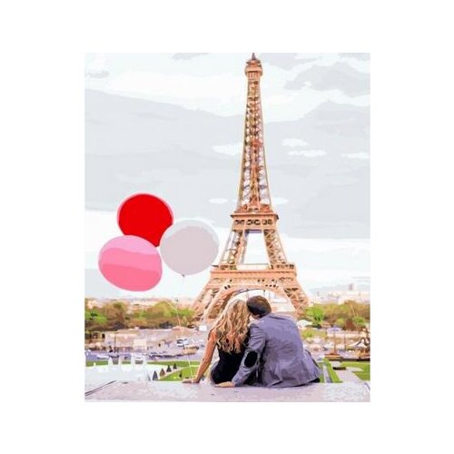 Summer in Paris DIY Painting By Numbers Canvas Painitng Home Wall Art Picture Coloring By Numbers For Home Decor