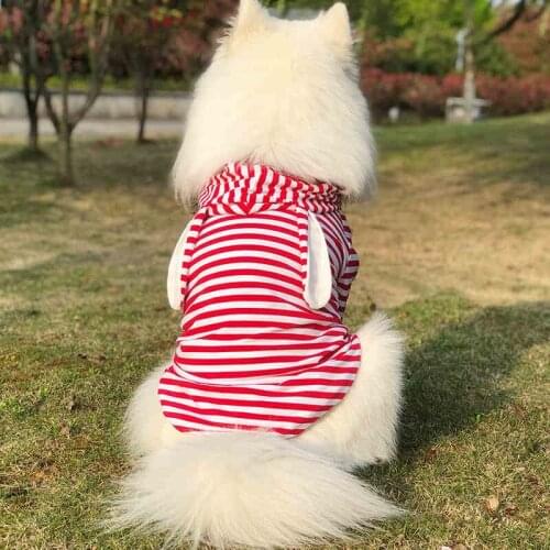 Big Dog Clothes Summer Large Dog T-shirt Welsh Corgi Samoyed Husky Golden Retriever Border Collie Dog Clothing Vest Pet Outfit