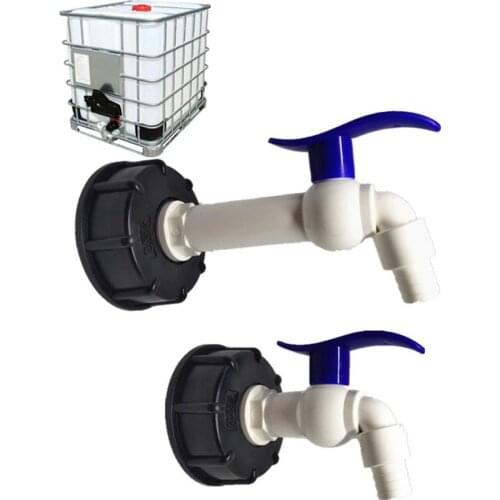 IBC Tank Outlet Tap Adapter 3/4in Ton Barrel Joint Coarse Thread Connector Fitting For Outdoor Garden