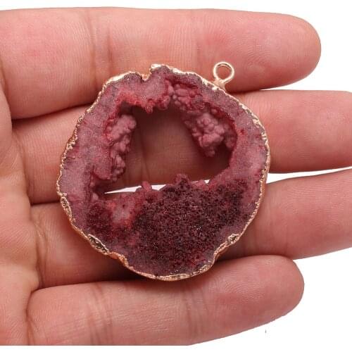Natural Stone Pendant Irregular Agates Pendant For Jewelry Making DIY Necklace Bracelet Anklet Accessory
