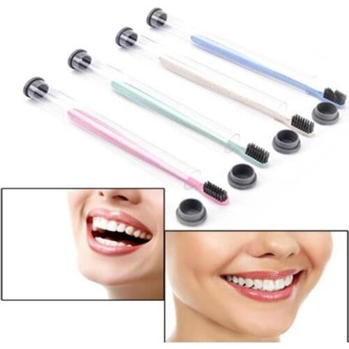Traval Toothbrush Portable Ultra Soft Toothbrush Bamboo Charcoal Nano Brush Teeth Cleaning Oral Hygiene Dental Care