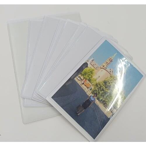 Round Corner 4''x6'' Magnetic Picture Frames Photo Fridge Home Decor with Clear Photo Pocket for Refrigerator, Fridge, Cabinet