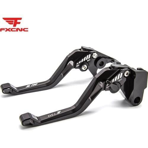 For Kawasaki Z750R Z750 R 2011-2012 Motorcycle Brake Clutch Levers Adjustable CNC Aluminum Motorbike Handle Accessories Grips