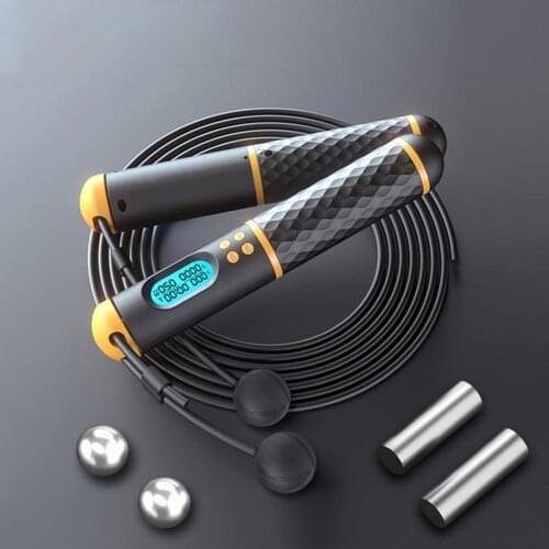 Fitness Weight Loss Jump Rope Adjustable Smart Counting Plastic Accurate Tangle-Free Training Skipping Rope Fitness for Outdoor