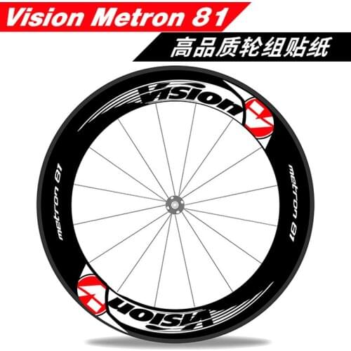 Vision 81 wheel set sticker road bike carbon knife ring wheel dead fly 80/88 waterproof color change custom Weishen m81