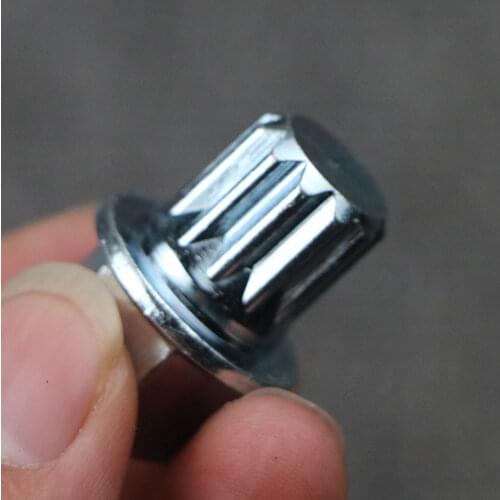 #000-#009 Anti-theft Wheel Screw Bolt Lock Nut Key Adapter For Volkswagen Bora Golf Jetta Passat For Audi A4 A6 A8 TT Q7 Q5