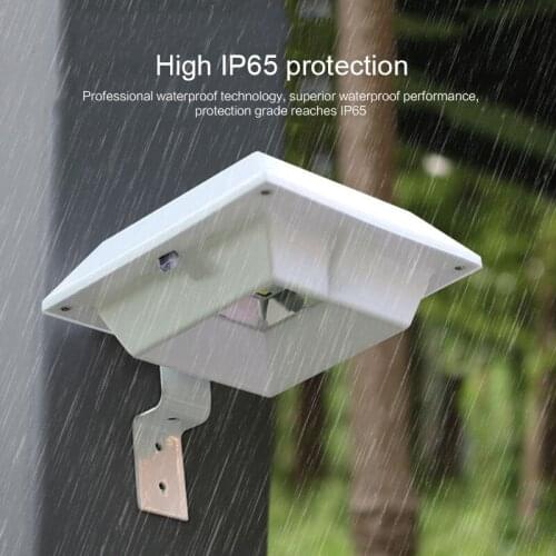 1PC Solar Energy 6 LED Square Garden Courtyard Decorative Wall Lamps Waterproof Fog Lighting Square Outdoor Corridor Wall Light