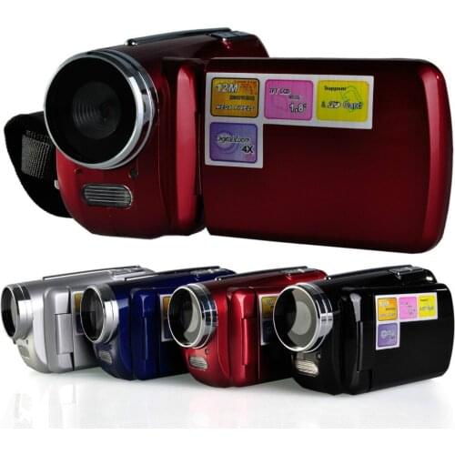 12MP 720P Digital Video Camera with 4 x Digital Zoom, 1.8 LCD Screen Mini DV Digital Camcorder
